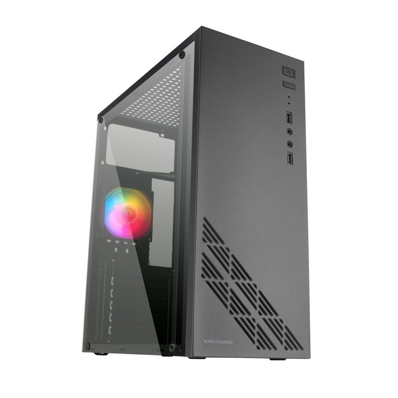 Mars gaming mc100 frgb acrylic glass usb 3.0 black