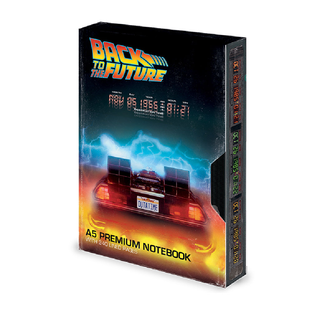 UNIVERSAL STUDIOS - Libreta premium VHS Regreso al Futuro