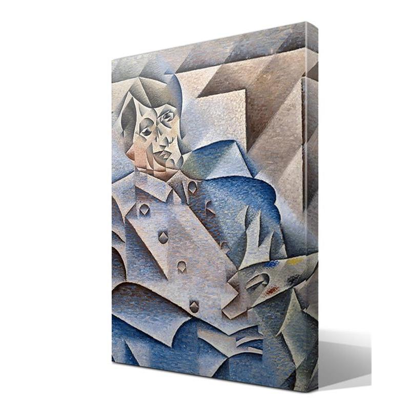 Cuadro Canvas Retrato de Pablo Picasso - Alta Resolución - Lienzo de Algodón 100% - Bastidor de Madera Reforzado - Fabricado en España