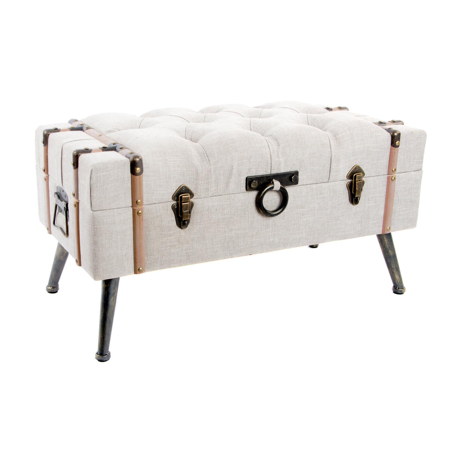 DESCALZADORA LINO MDF 82X42X43 BEIGE FIJALO MB131134