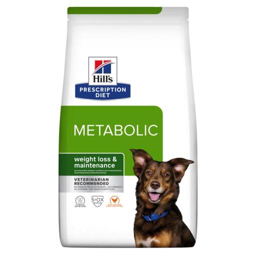 Hill's Pienso Prescription Diet Metabolic Weight Loss & Maintenance para la Pérdida de Peso en Perros - 12 KG