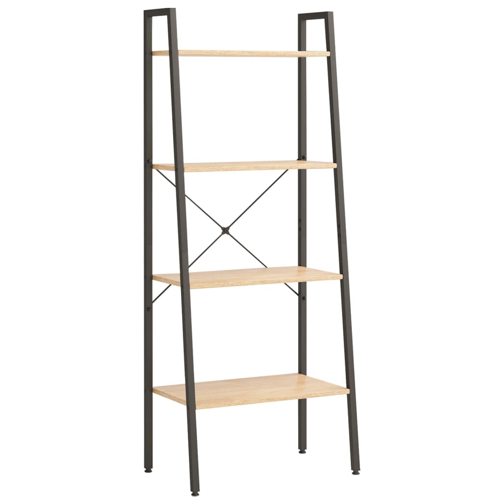 Vidaxl Estantería de Pie 4 Baldas 56x35x140 Cm Marrón Claro