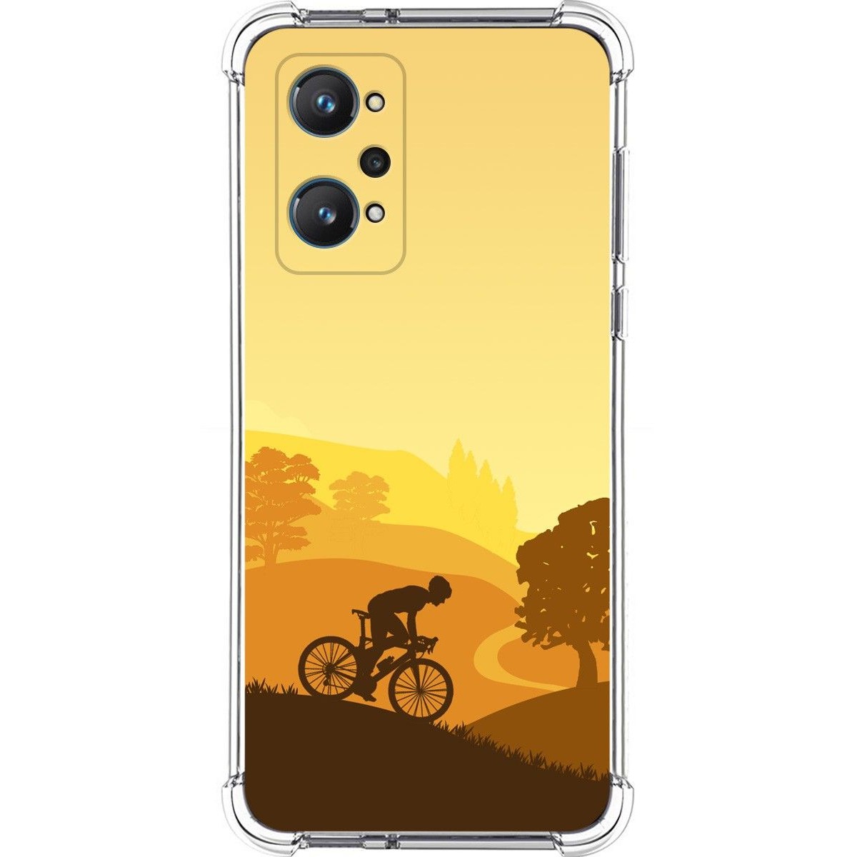 Funda Silicona Antigolpes para Realme GT NEO 2 5G diseño Ciclista Dibujos