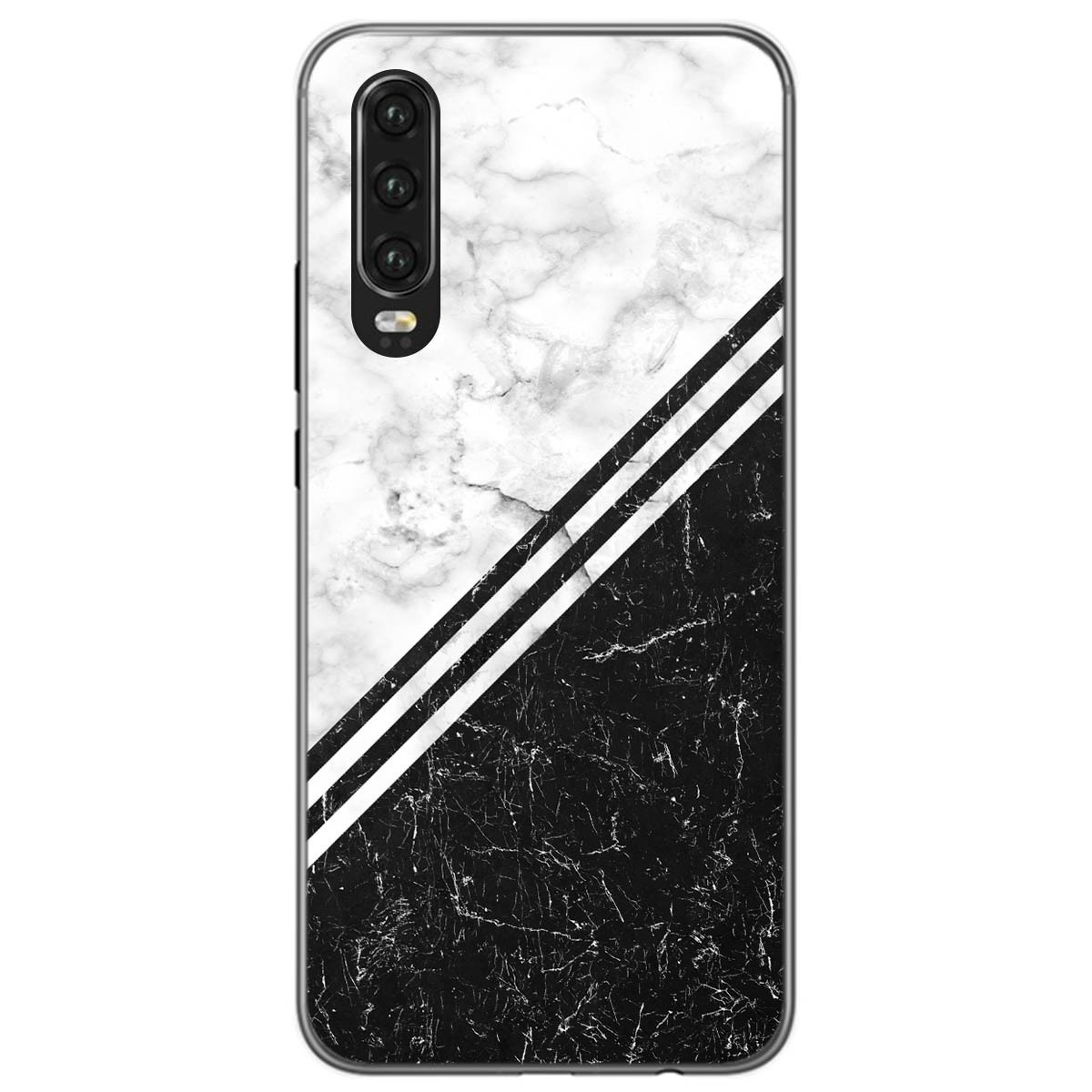 Tumundosmartphone Funda Gel Tpu para Huawei P30 diseño Mármol 01 Dibujos