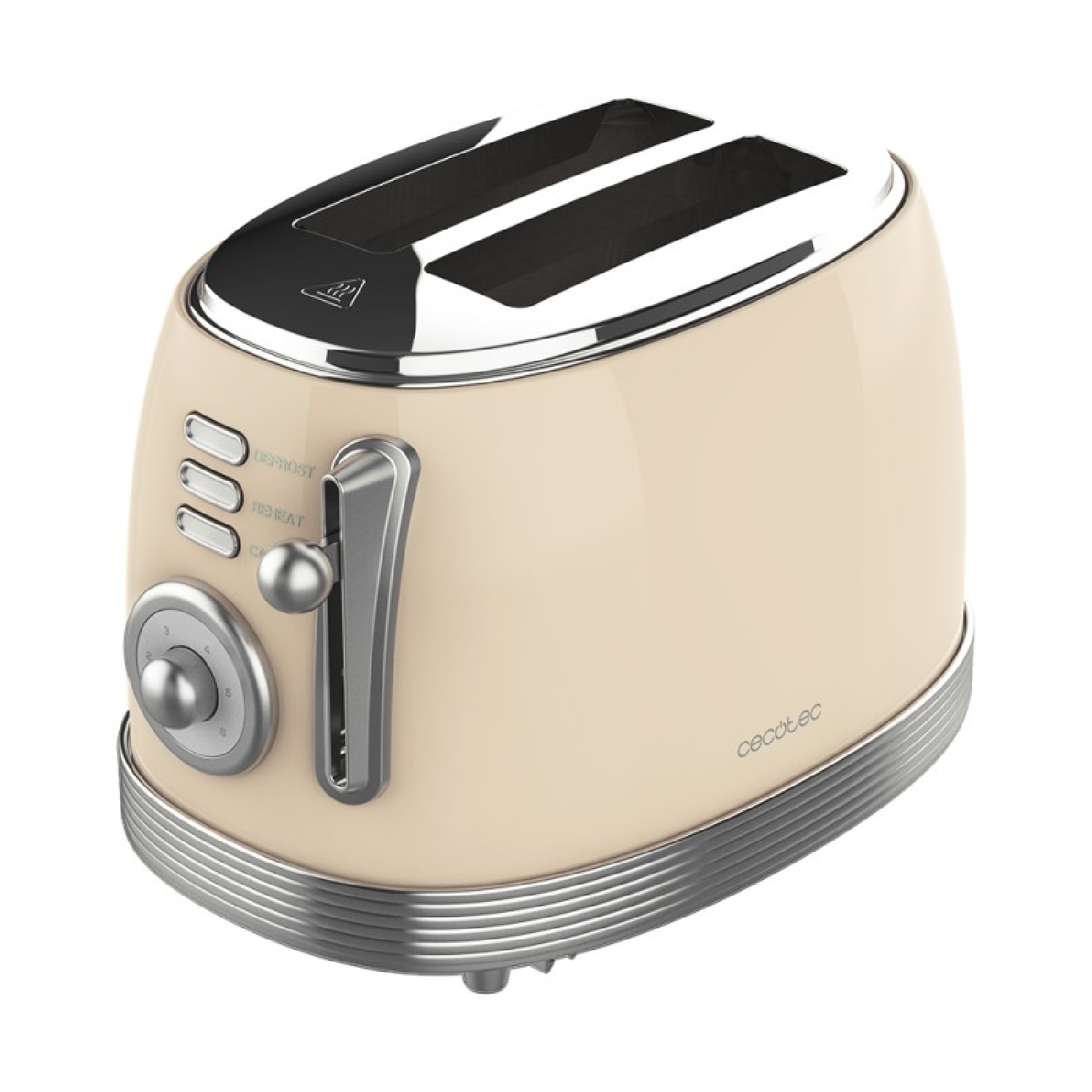 Cecotec Tostador vertical Vintage 800 Light Beige
