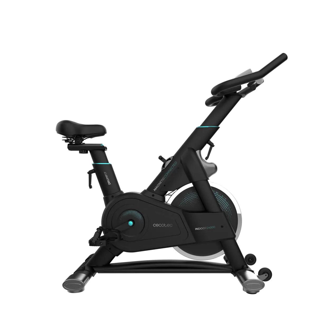 CECOTEC 07247 Bicicleta Indoor DrumFit 24000: Entrenamiento Fluido con Resistencia Magnética