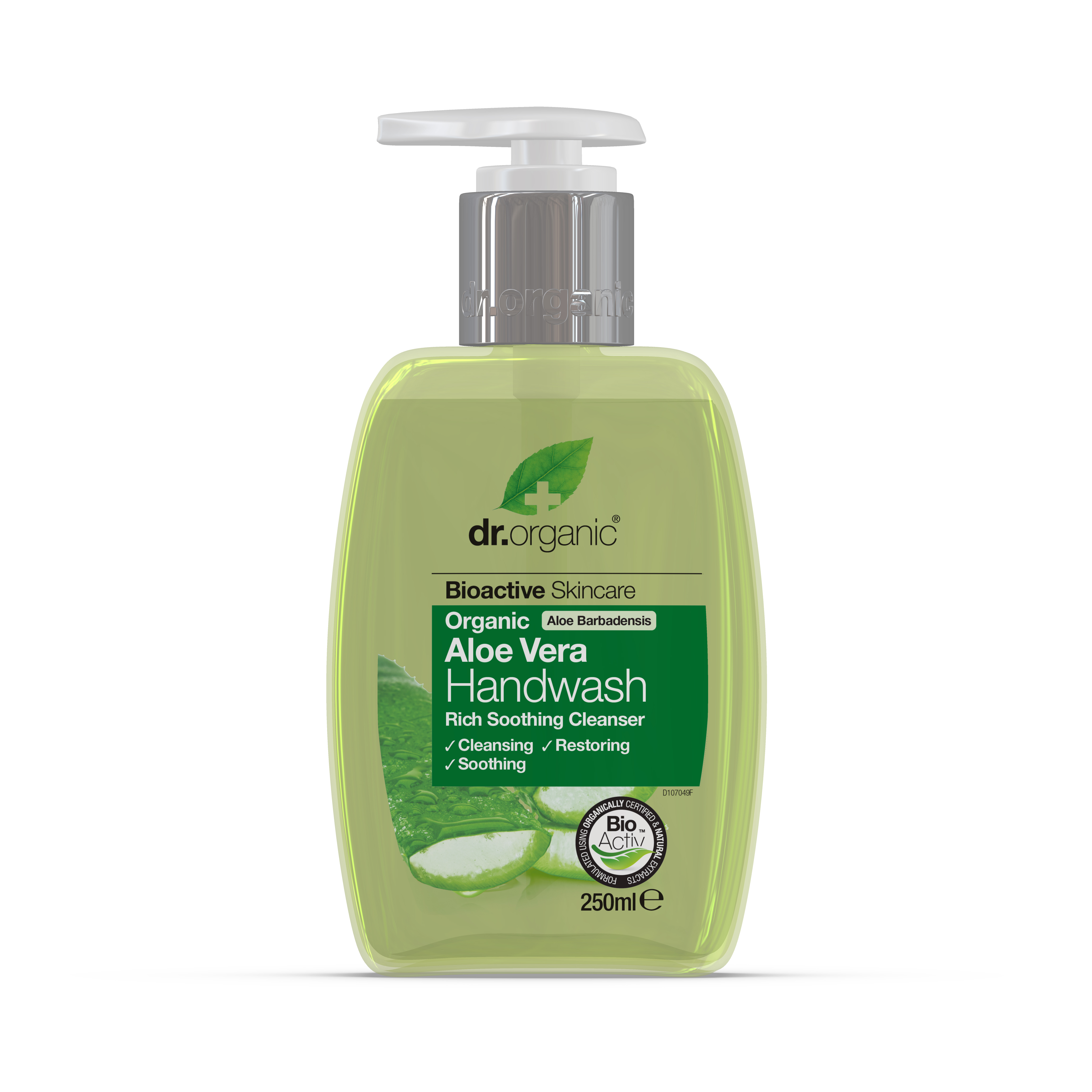 Jabón en Gel para Manos Aloe Vera Orgánico 250 ml de gel Dr. Organic