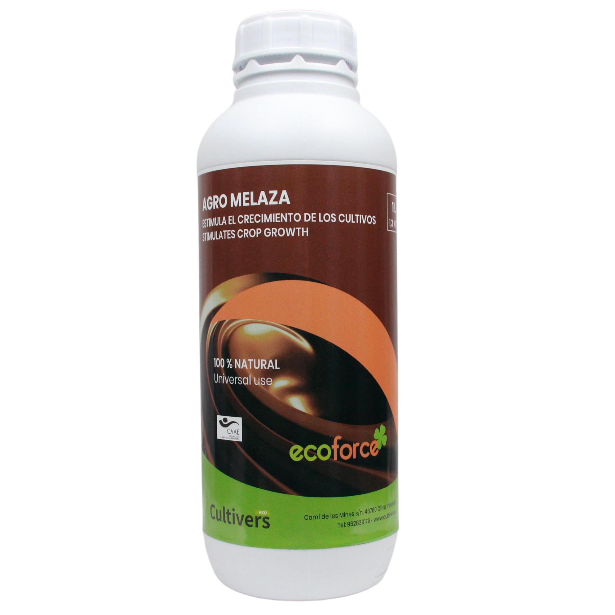 CULTIVERS Melaza de caña para plantas Ecológica 1 L
