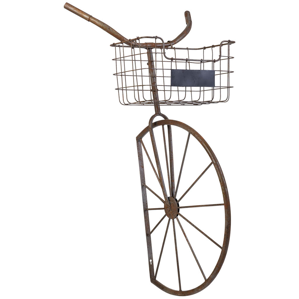 Wonderlust Deco - Bicicleta de metal macetero 54.61x46.99x104.78h cm Cobre 54.61x46.99x104.78h cm