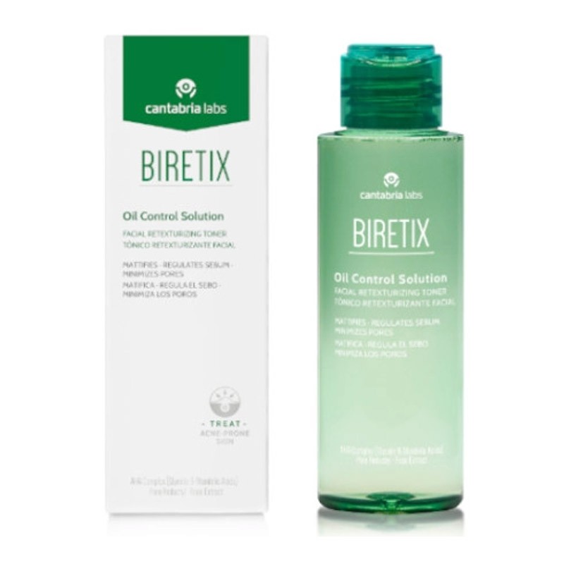 Biretix - Solución Control de Aceite Biretix 100 Ml - Reduce el Brillo
