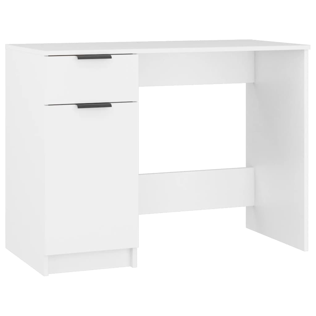 vidaXL Escritorio de madera contrachapada 100x50x75 cm