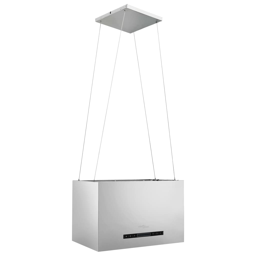 vidaXL Campana Extractora Colgante Táctil LCD Acero Inoxidable Techo Cocina Color Plateado,  Negro, y mas