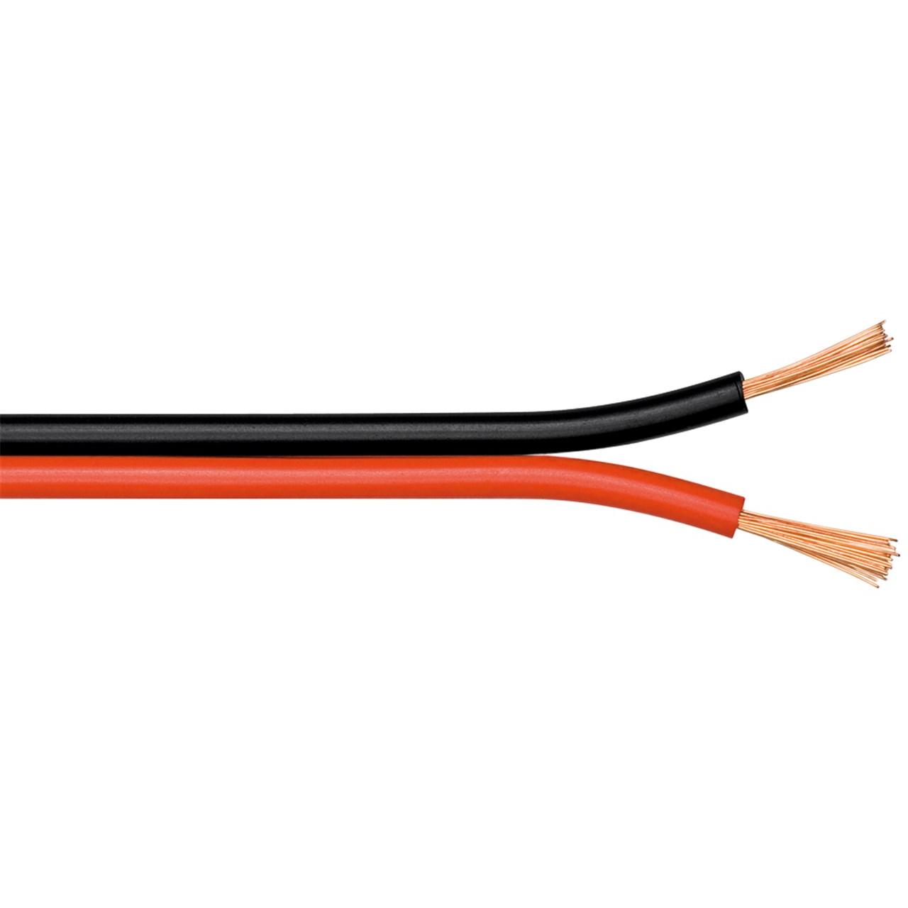 Goobay 15023 cable de audio 100 m Negro, Rojo - Cables de audio (100 m, Negro, Rojo)