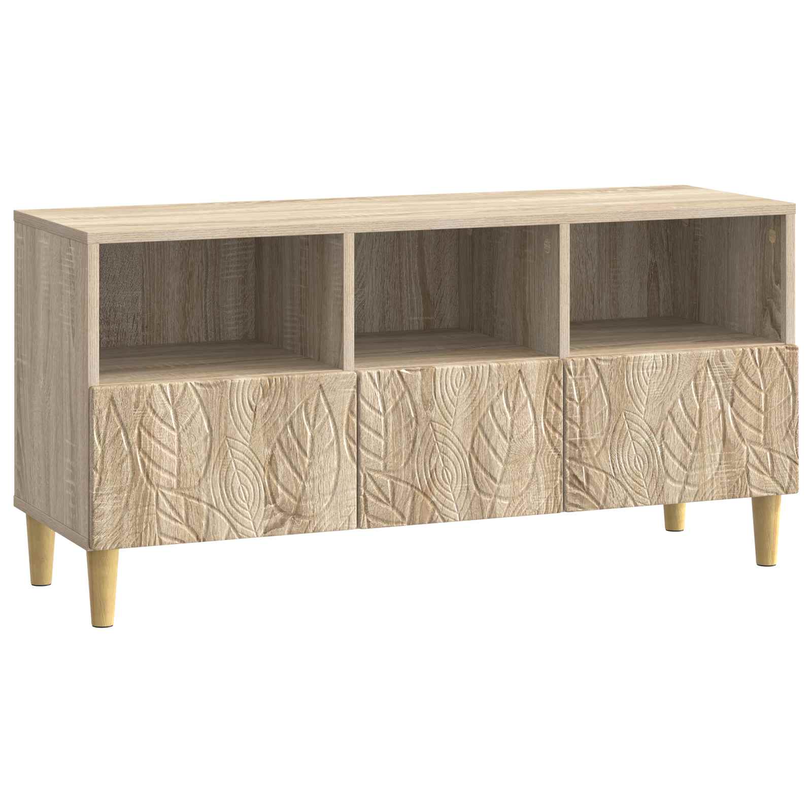 vidaXL Mueble de TV 102 x 34,5 x 50 cm  Madera de ingeniería Multicolor