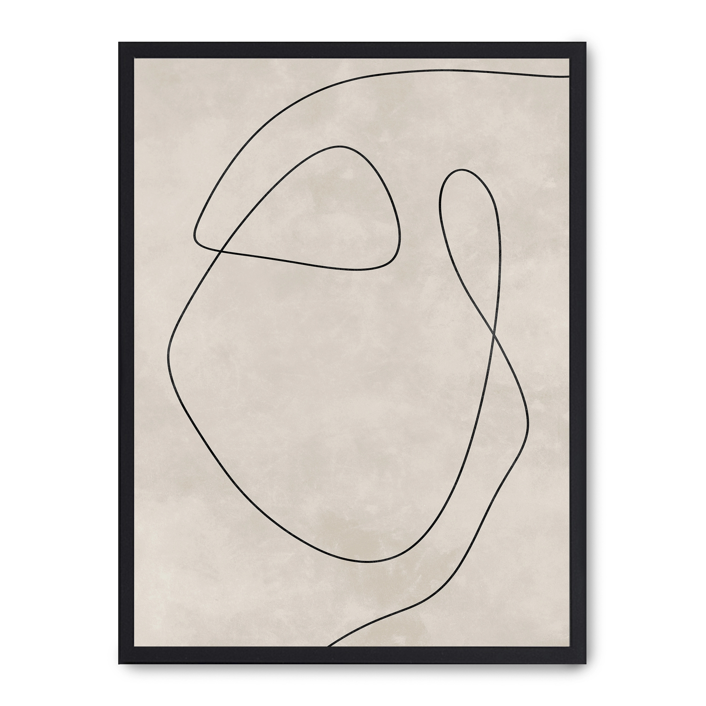 Cuadro simplicity is beauty i 30x40cm, Póster impreso en papel de primera calidad de 180gr, montado sobre marco de madera MDF acabado en negro., Arte - Aesthetic