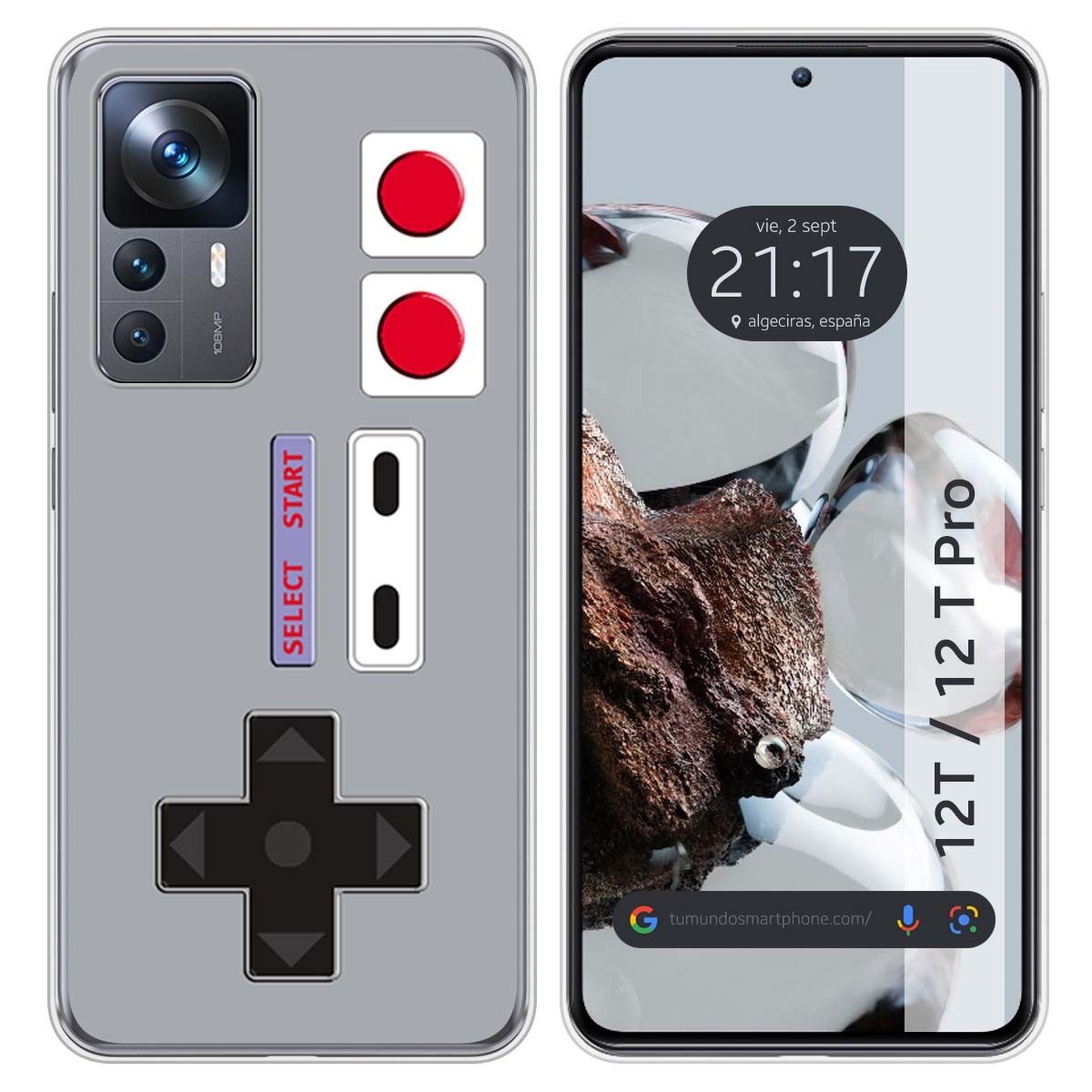 Funda Silicona para Xiaomi 12T / 12T Pro 5G diseño Consola Dibujos
