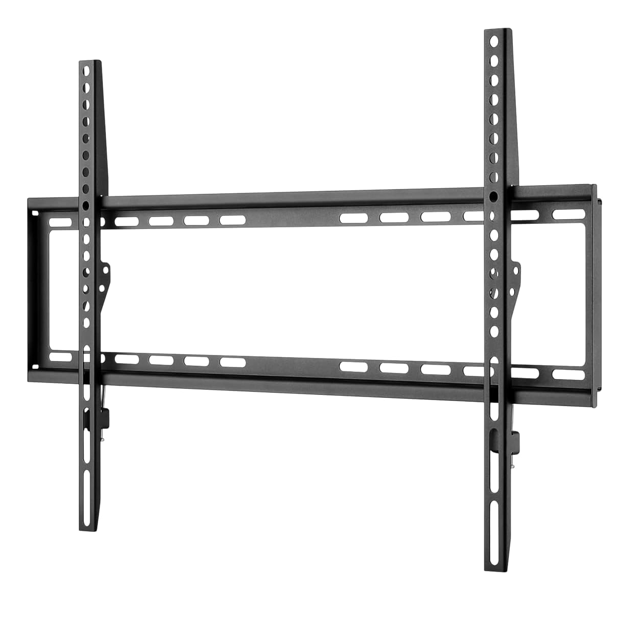 CABLEPELADO Soporte de Pared para TV, Soporte Fijo para Televisores, Soporte de TV Fijo, Apto para 37 a 70 Pulgadas (81-140 cm), Distancia Pared 20.5 mm, Compatible con VESA, Acero, Negro