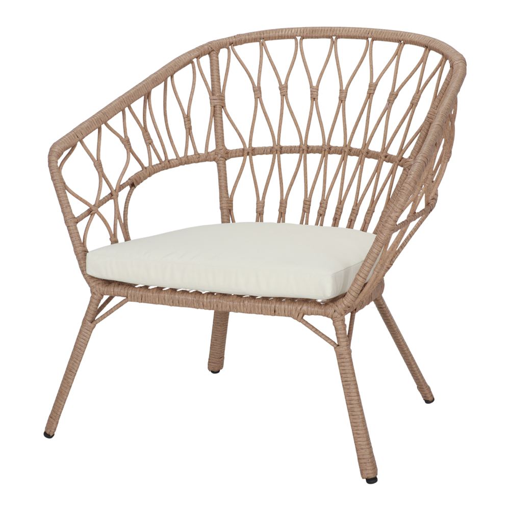 Sillón De Ratán Sintético Ogaro Confort - Misterwils Furniture For Free Souls 78x78x76