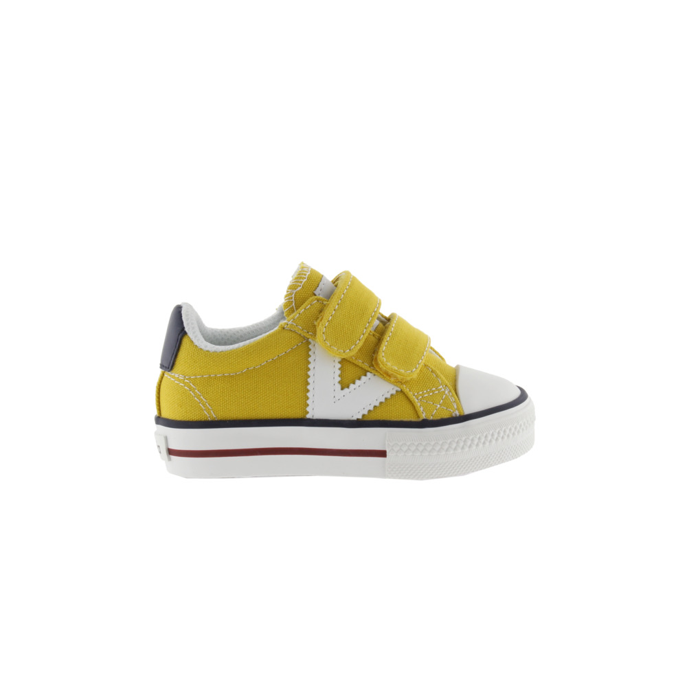 Victoria Tribu Zapatillas de lona con logotipo en contraste y tiras adherentes 1065163