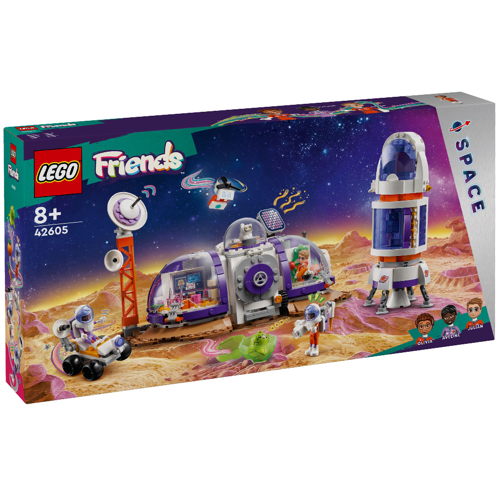 LEGO FRIENDS -  BASE ESPACIAL DE MARTE Y COHETE, 42605, TIENDA CON LICENCIA OFICIAL, PRODUCTO CON LICENCIA OFICIAL, ENVIO 24-48 HORAS PENÍNSULA, PIEZAS, BLOQUES, BRICKS, JUGUETES, 100% ORIGINAL