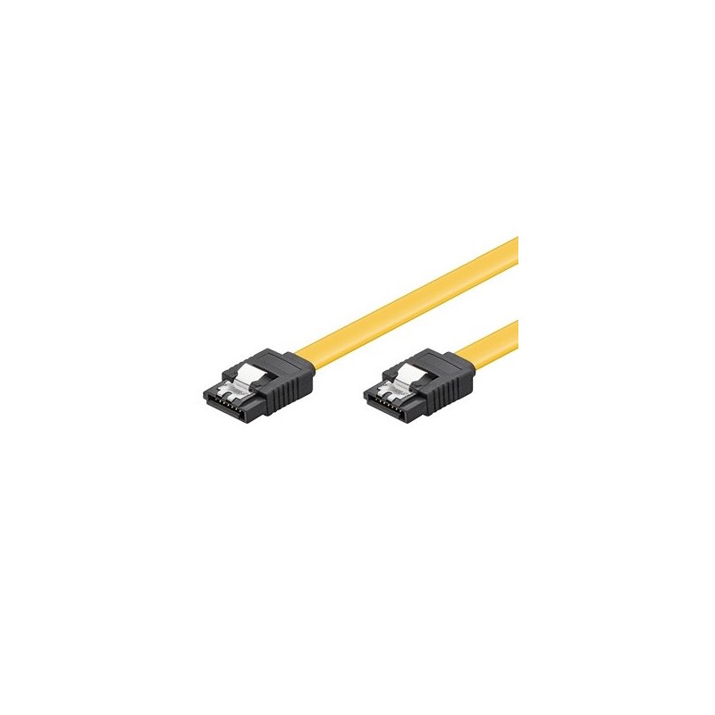 Ewent - EC1511 cable de SATA 0,5 m SATA 7-pin Negro, Amarillo EC1511