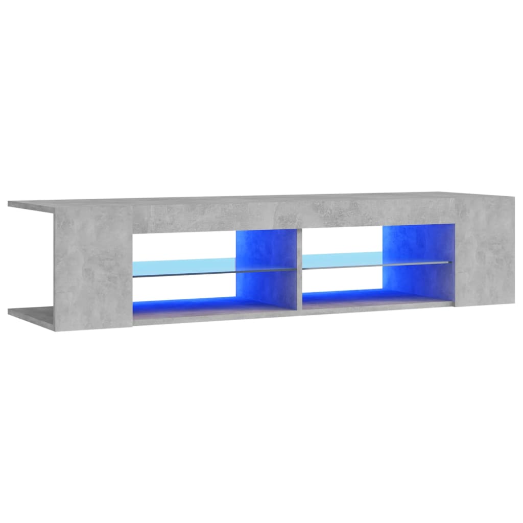 Mueble de TV con luces LED 135x39x30 cm, Mueble de Salon, Mueble TV, Mueble TV salon, Mesa de TV, Mueble tele