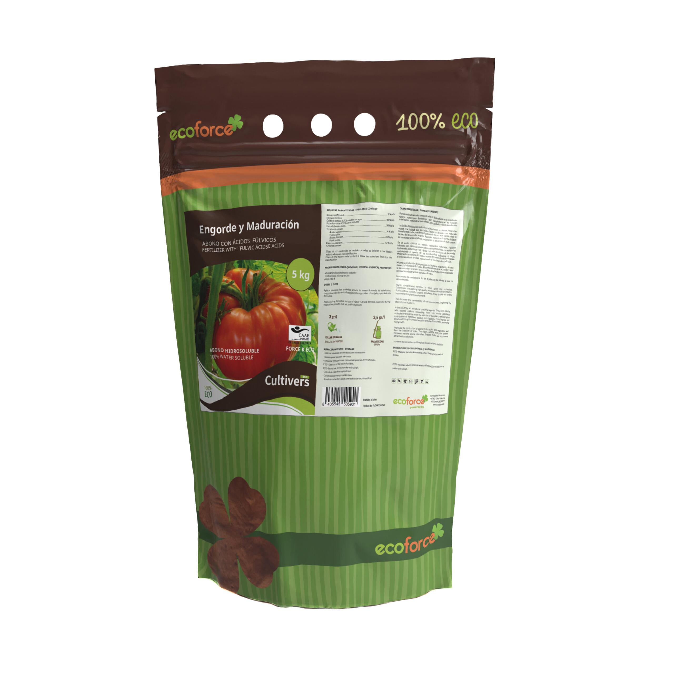 CULTIVERS Abono Engorde y Maduración Ecológico 5 kg