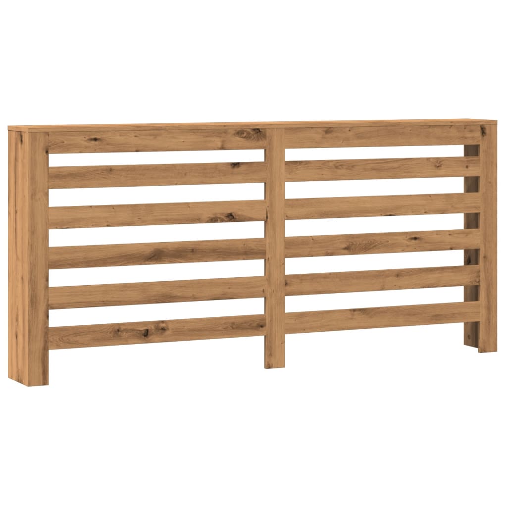 vidaXL Cubierta de radiador madera 175x20x82 cm Color Madera antigua,  Roble ahumado,  Roble y mas