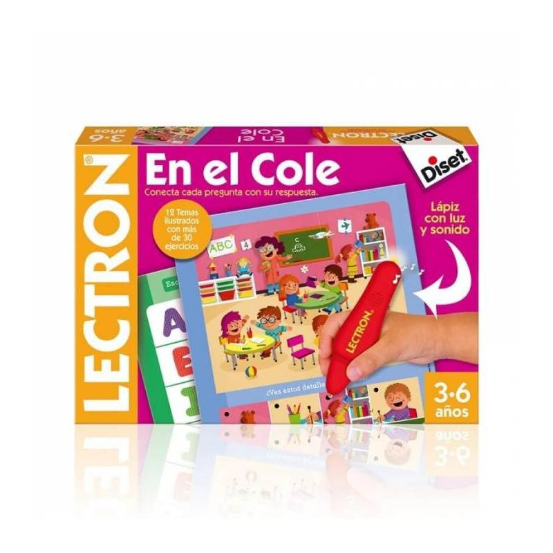 Diset LECTRON EN EL COLE - Juego Educativo de Preguntas para Niños de 3 a 6 Años