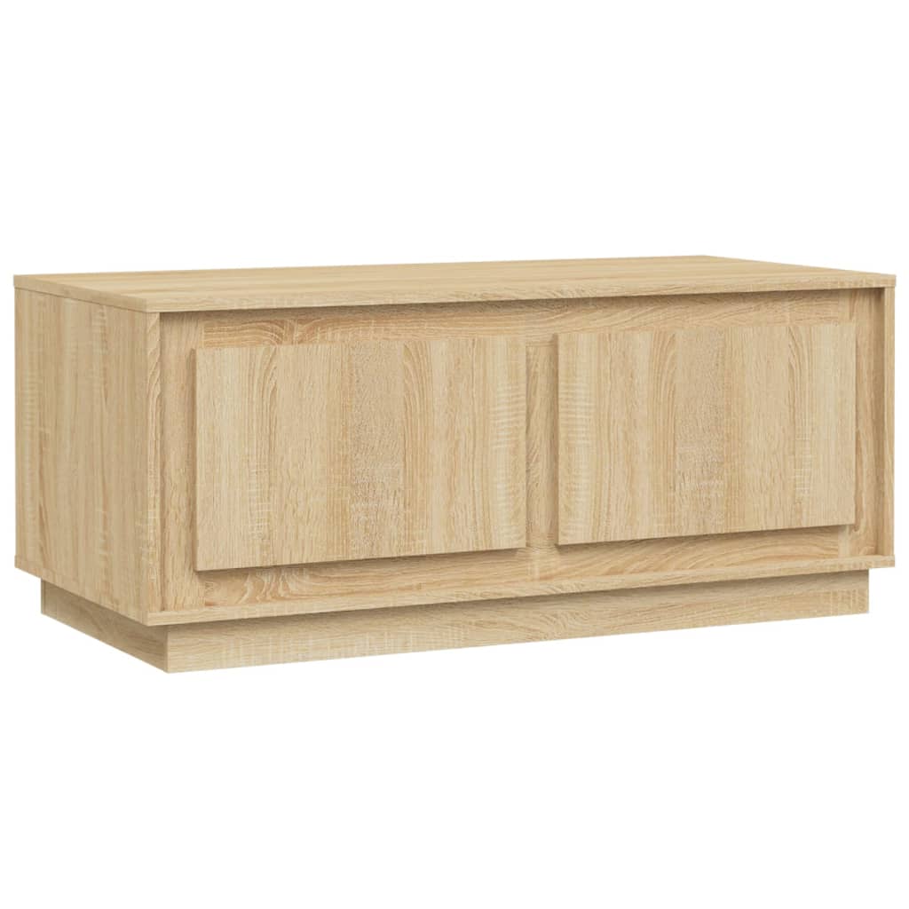 Vidaxl Mesa de Centro Madera Contrachapada 102x50x44 Cm Blanco