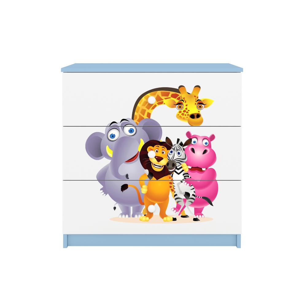Cómoda Kocot Kids BabyDreams Zoo Blue