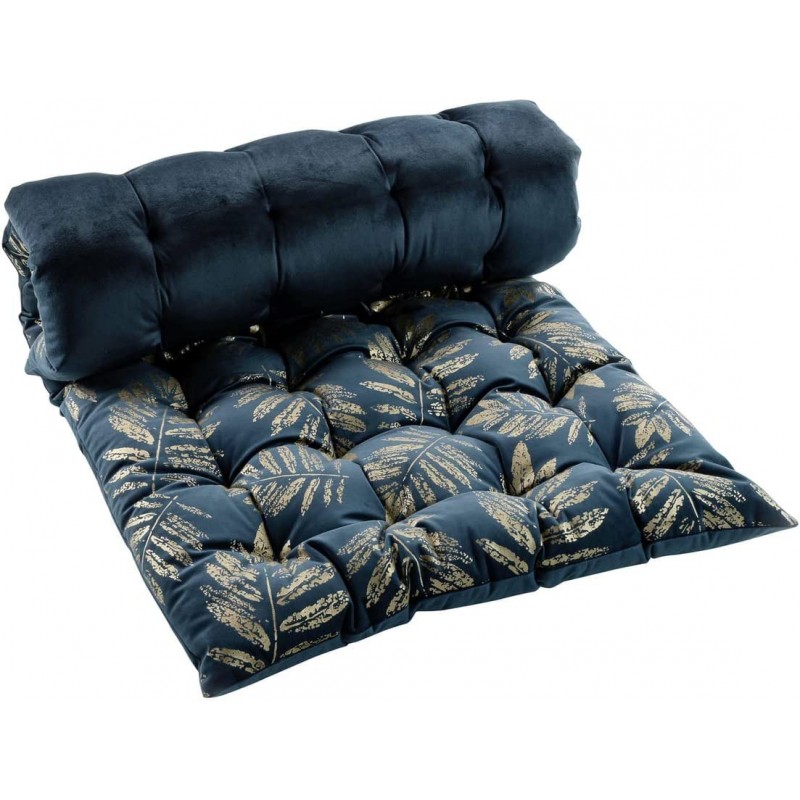 TIENDA EURASIA - Colchon para Bancos Interiores, 60x120cm, Colchoneta Fabricado en Algodón, Diseño Estampado Original