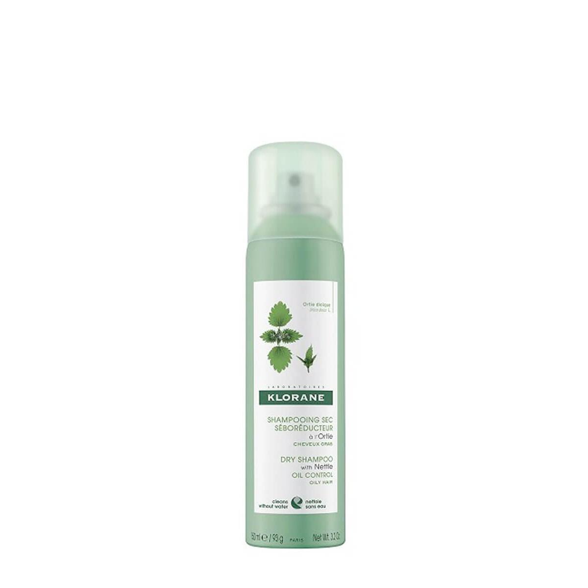 Klorane champú seco seborregulador con ortiga 150 ml