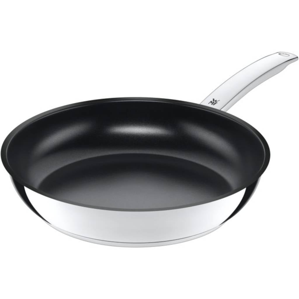 Sartén Antiadherente de Cerámica CeraDur con Exterior de Acero Inoxidable Cromargan® de WMF – Ideal para Todo Tipo de Cocinas, Incluida Inducción