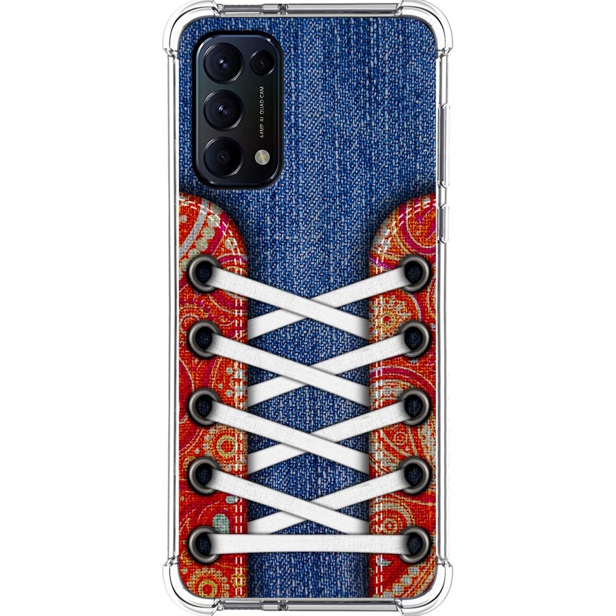 Tumundosmartphone Funda Silicona Antigolpes para Oppo Find X3 Lite 5G diseño Zapatillas 11 Dibujos