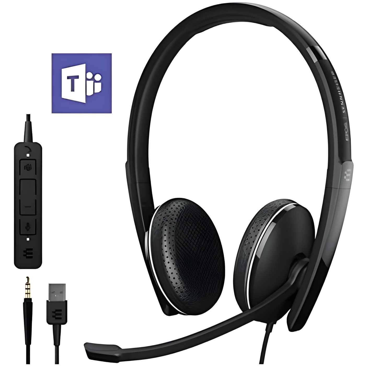 Sennheiser EPOS I SENNHEISER Adapt 165 USB-C II - Auriculares en la Oreja - Alta Calidad de Sonido - Compatible con USB-C - Negro