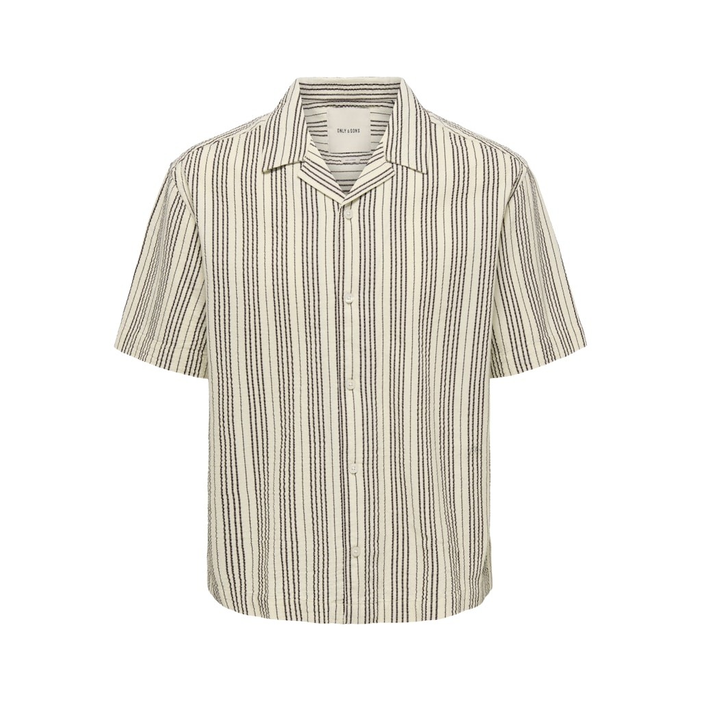 ONLY & SONS Camisa Hombre ONSCRUZ RLX SEERSUCKER RESORT SS SHIRT
