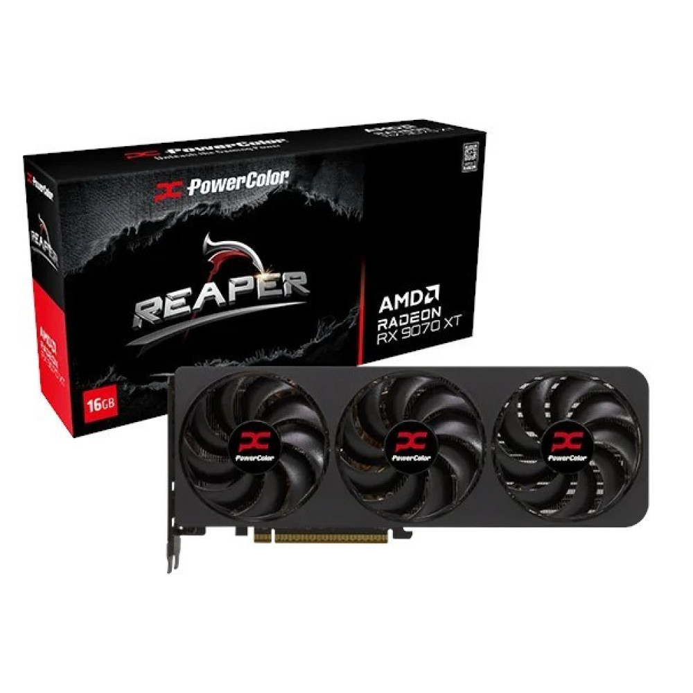 Tarjeta gráfica PowerColor Reaper RX9070XT 16G-A