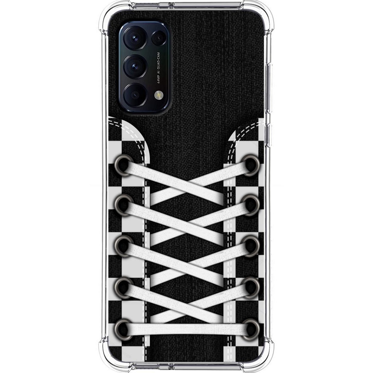 Tumundosmartphone Funda Silicona Antigolpes para Oppo Find X3 Lite 5G diseño Zapatillas 03 Dibujos