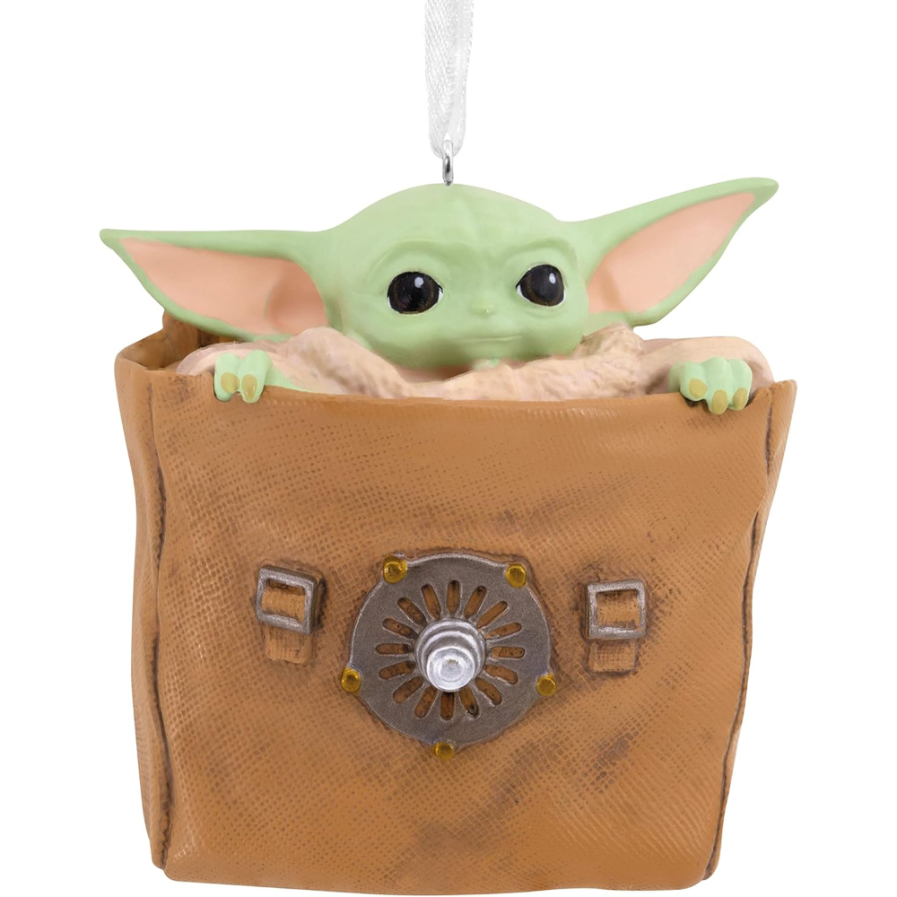 Figura Navideña Hallmark The Mandalorian Grogu En Bolsa 82285