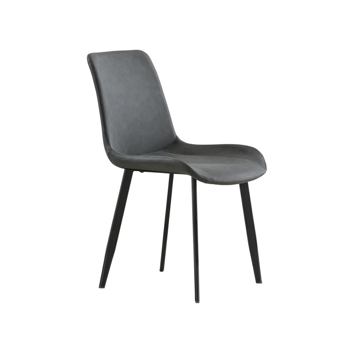 Pack de 2 sillas Lis Cuir asiento curvado 83x50x47 cm Adec