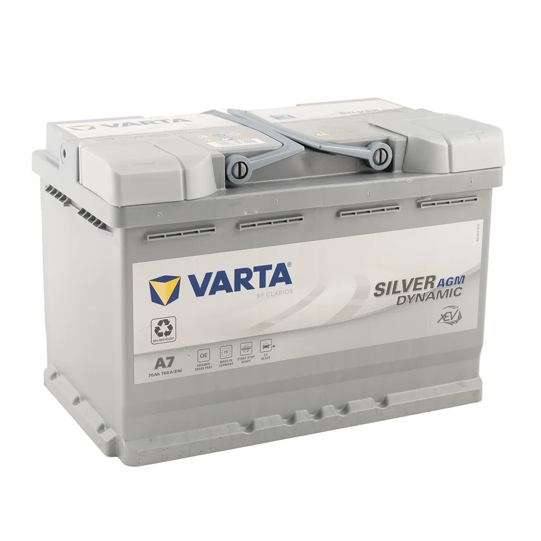 Batería VARTA A7 Silver Dynamic AGM xEV (Start-Stop y eléctricos