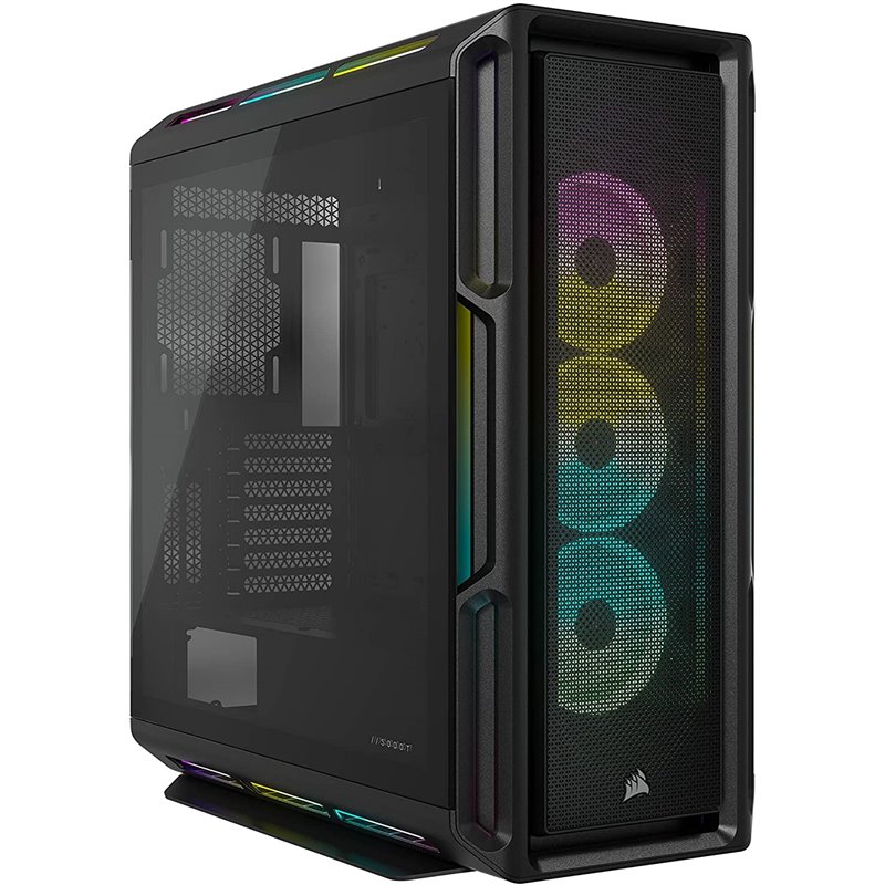 Corsair 5000T iCUE RGB en negro (caja de torre midi con ventana lateral de vidrio)