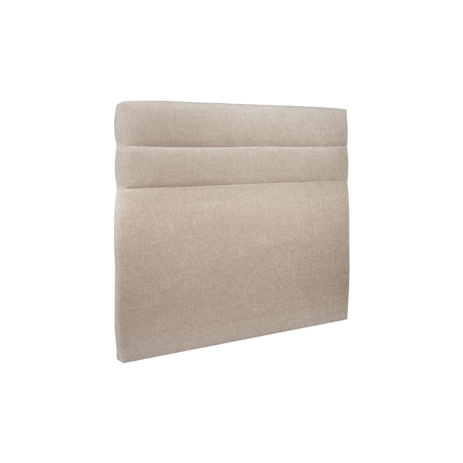 Cabecero 140 cm Lines - Tela Natté Marrón Beige