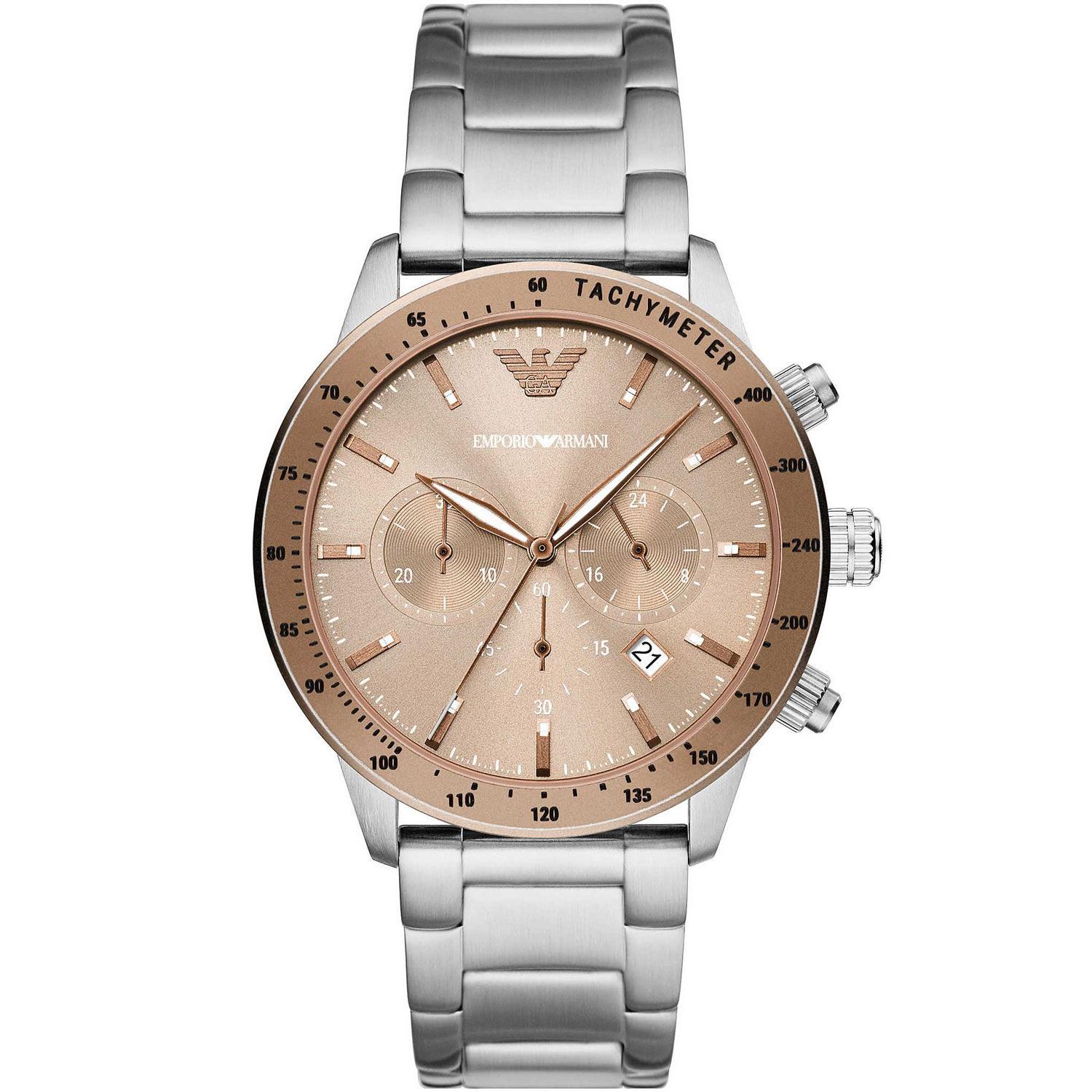 Armani Reloj Hombre Analogico Cuarzo con Correa de Acero inoxidable - Modelos AR11340, AR11352 y AR11338