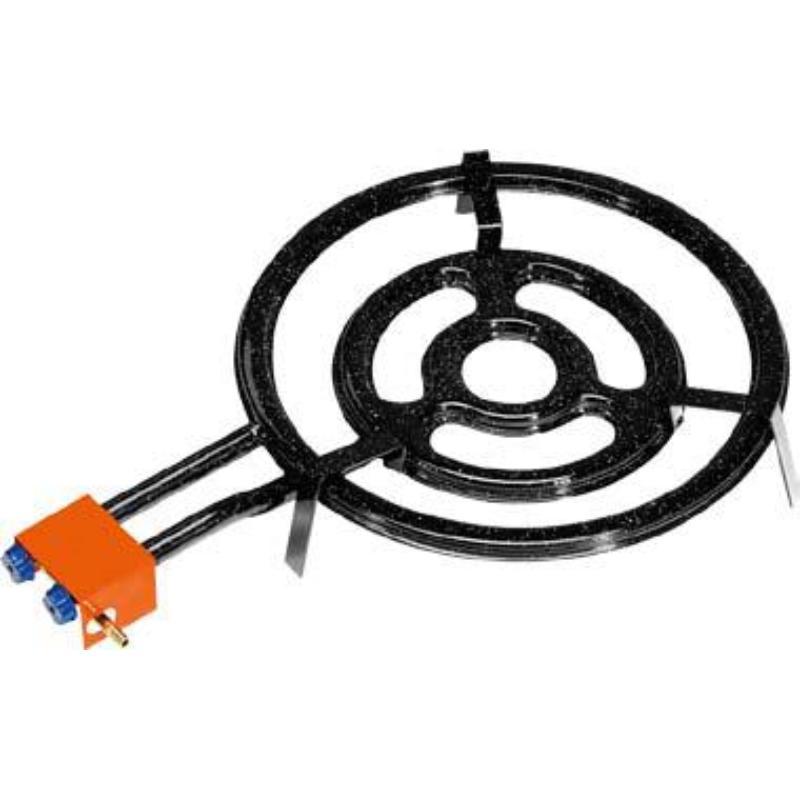 Garcima paellero gas l50-3 aros 2 fuegos plano 76050