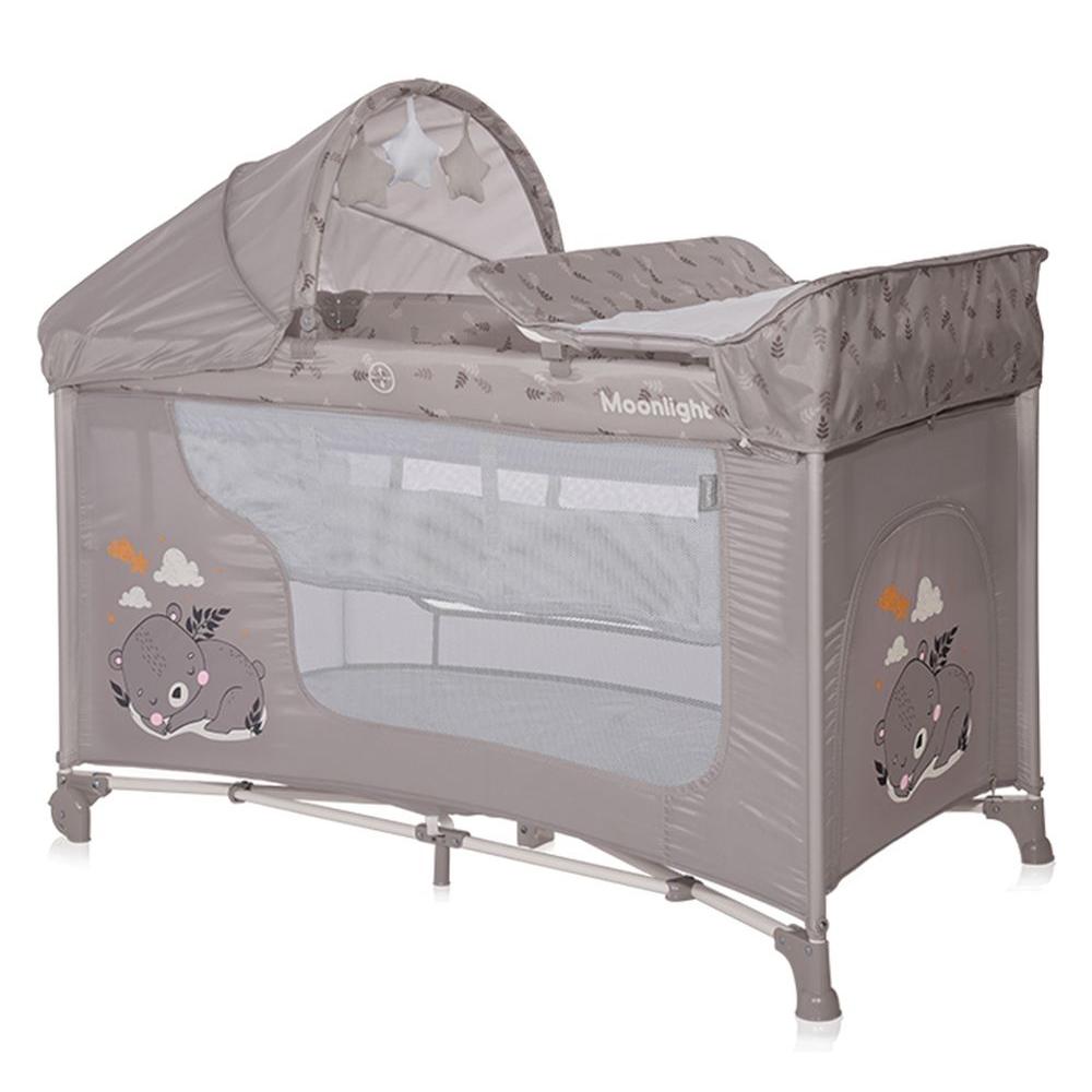 Cuna de Viaje MOONLIGHT PLUS (2 niveles) de Lorelli