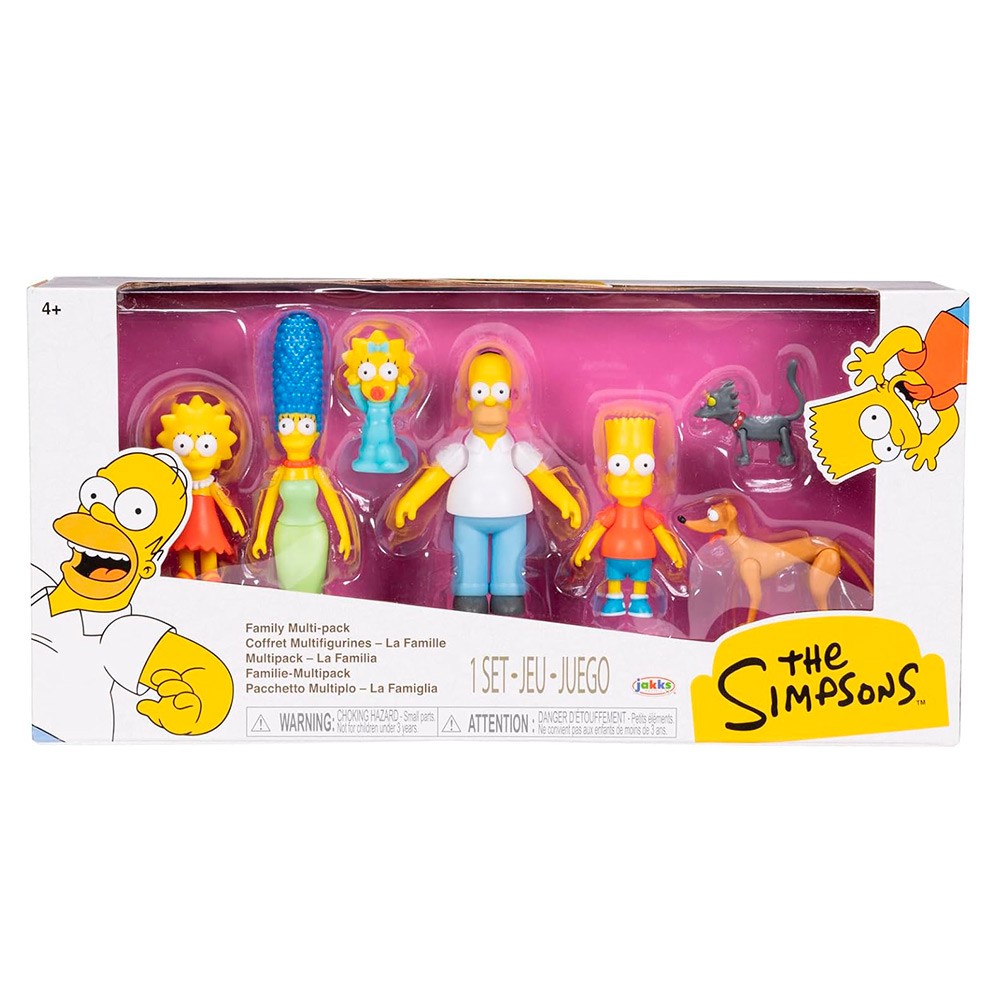 Pack 7 Figuras The Simpsons.