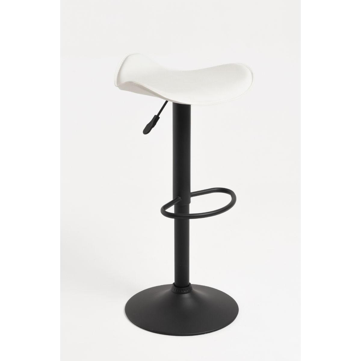 Regalos Miguel - Packs Taburetes Altos - Pack 2 Taburetes Rox Black - Blanco
