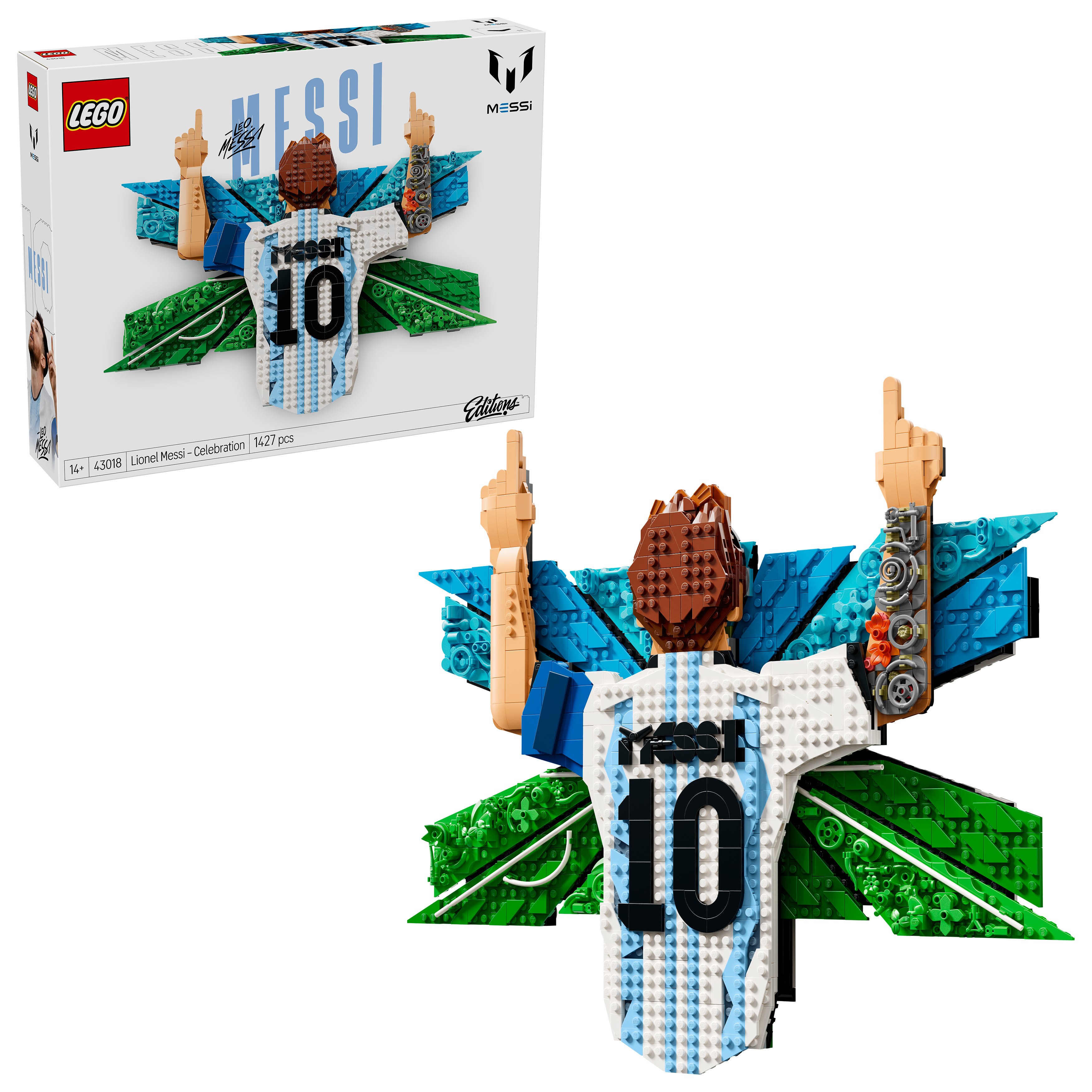 (PREVENTA) LEGO® 43018 Editions Lionel Messi: Celebración - Decoración para la Pared